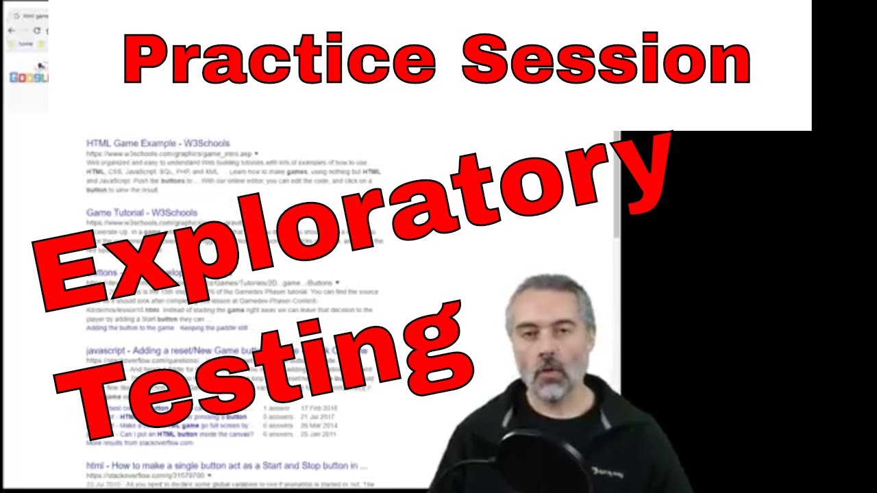 Software Exploratory Testing Practice Session - HTML Button Game