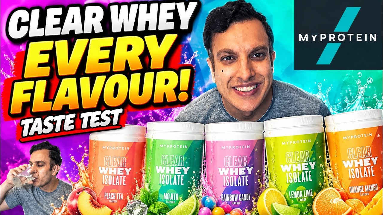 MYPROTEIN Clear Whey Isolate Review EVERY FLAVOUR