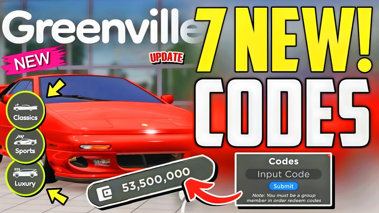 ⚠️UPDATE!⚡[CODES]⚠️GREENVILLE ROBLOX CODES - GREENVILLE CODES 2026 