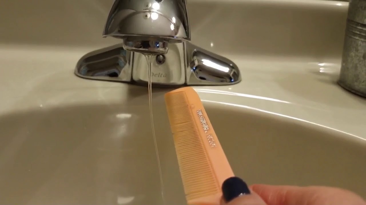 Bending Water Science Experiment