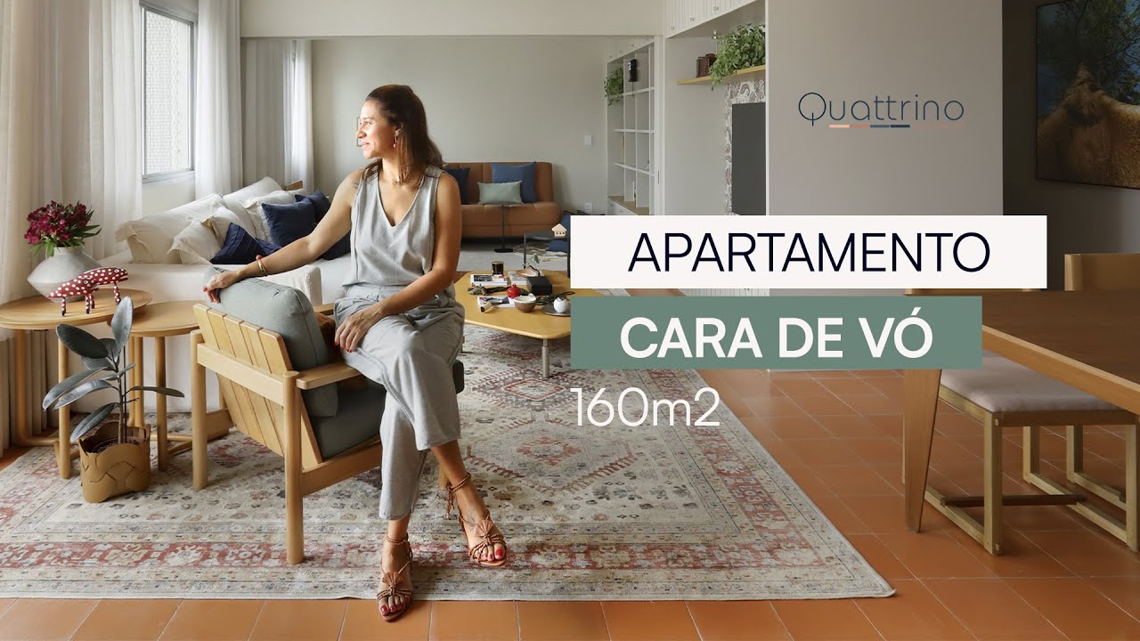 Um Lar com Alma de Casinha de Vó | Tour Completo pelo Apartamento de 160m²
