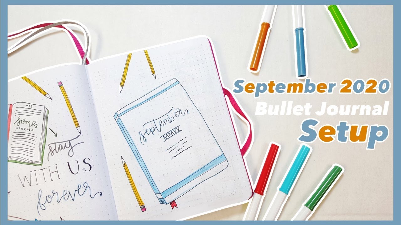 PLAN WITH ME: September 2020 Bullet Journal Setup | It's Glitzed