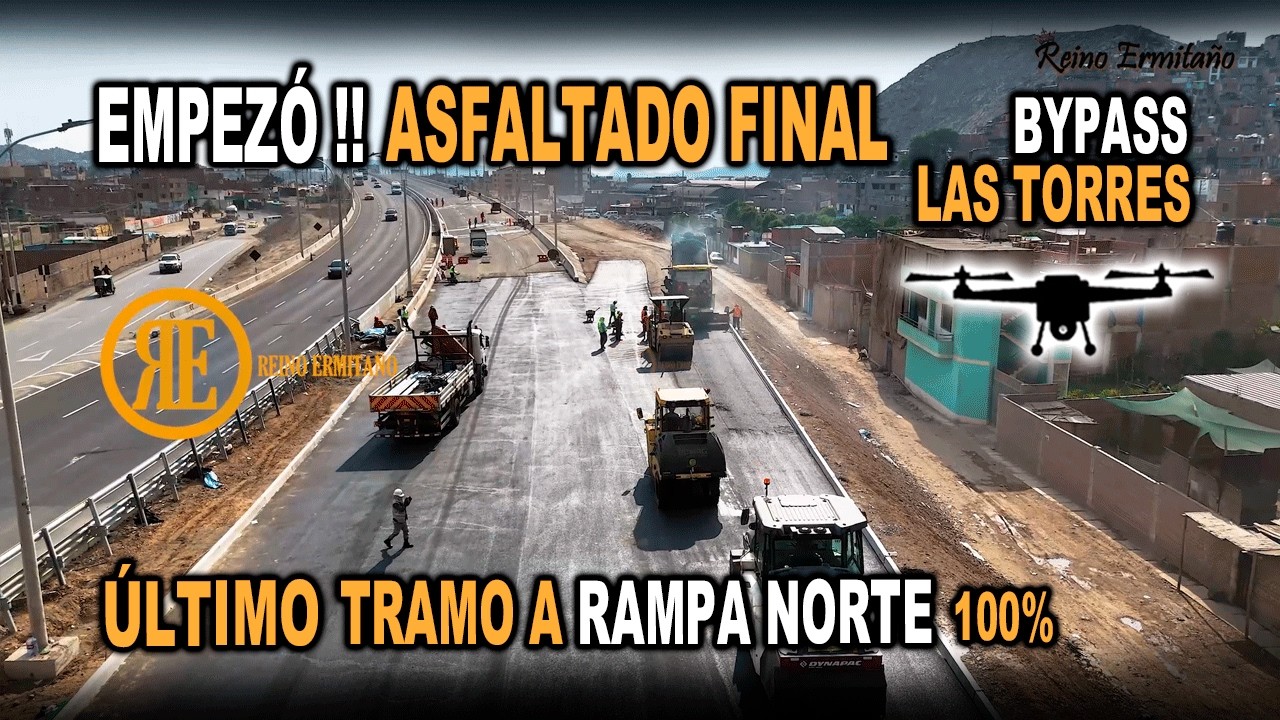 EMPEZÓ!!  Asfaltado, ÚLTIMO Tramo Final- BYPASS LAS TORRES -Muy Pronto Gran Apertura MARCHA BLANCA