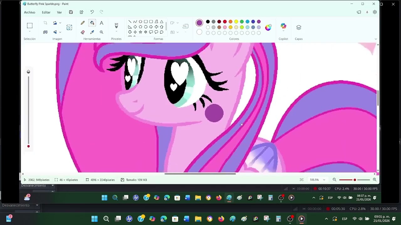 Butterfly Pink Sparkle {gift}:3