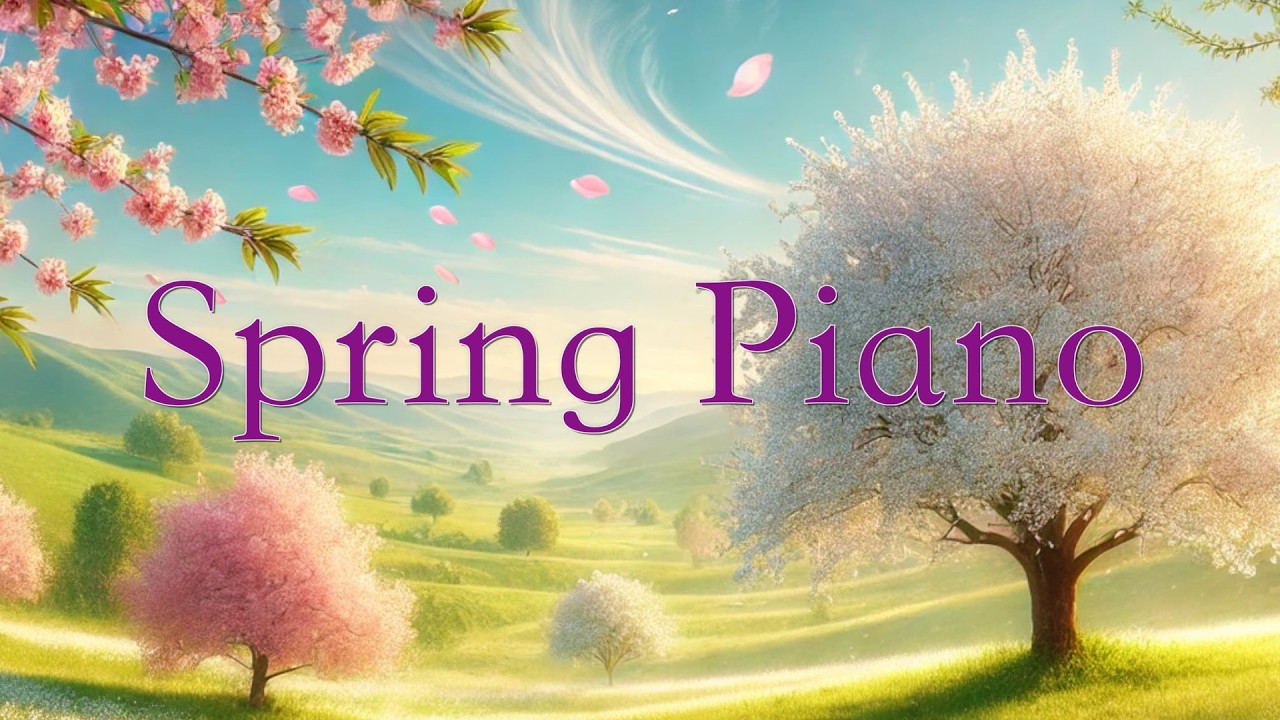 Spring Piano Pieces 🌸 Calm and Gentle Piano