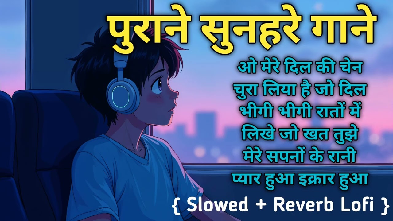 90's Purane Gaane (Slowed + Reverb Lofi) 90s Sadabahar Purane Gane | 90s Hits Hindi Songs |Old Songs
