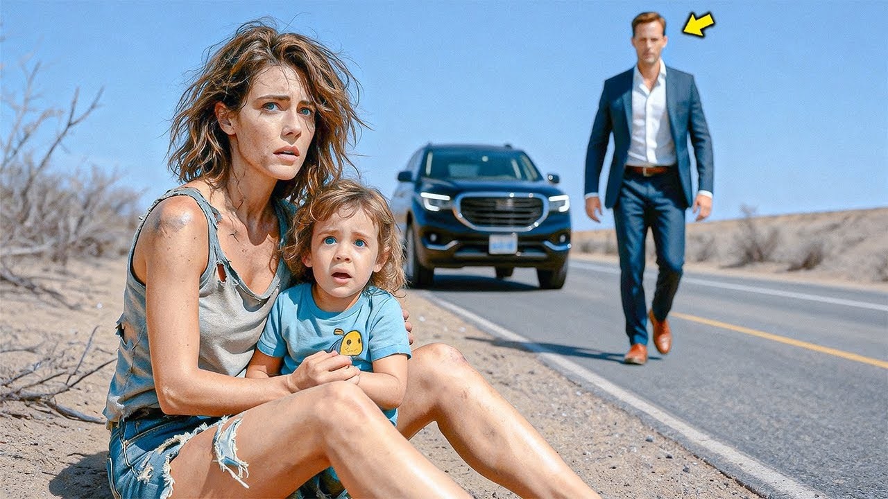 ABANDONADA Y HERIDA, LA MADRE ROGABA POR AYUDA, SIN IMAGINAR QUE SU SALVADOR MILLONARIO SE ENAMO