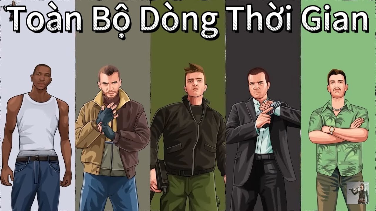 Cốt Truyện game Grand Theft Auto GTA : Toàn Bộ Series