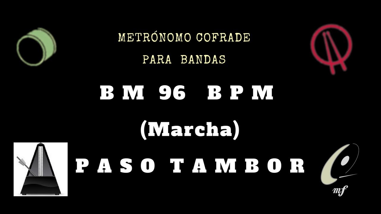 BM 96BPM PASO MARCHA METRONOMO COFRADE