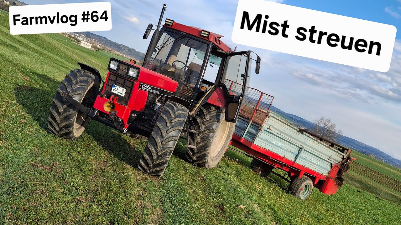 Mist streuen mit Case IH und Schlüter | FarmVlog#64