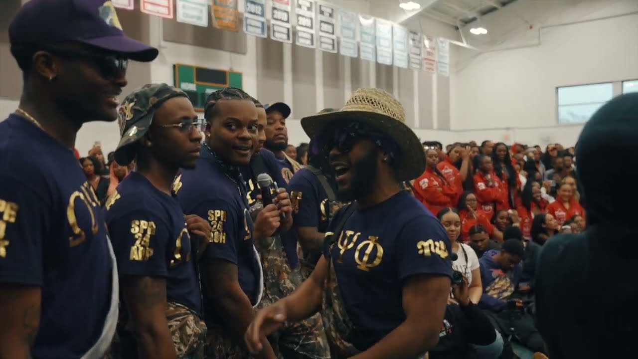 Spring 2024 Initiates of The Upsilon Psi Chapter of Omega Psi Phi Fraternity, Inc.
