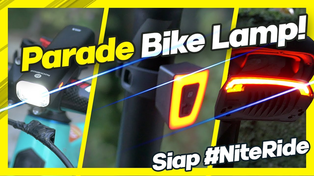 Review: Bike Lamp dari Rockbros untuk Night Ride! #SafetyRiding