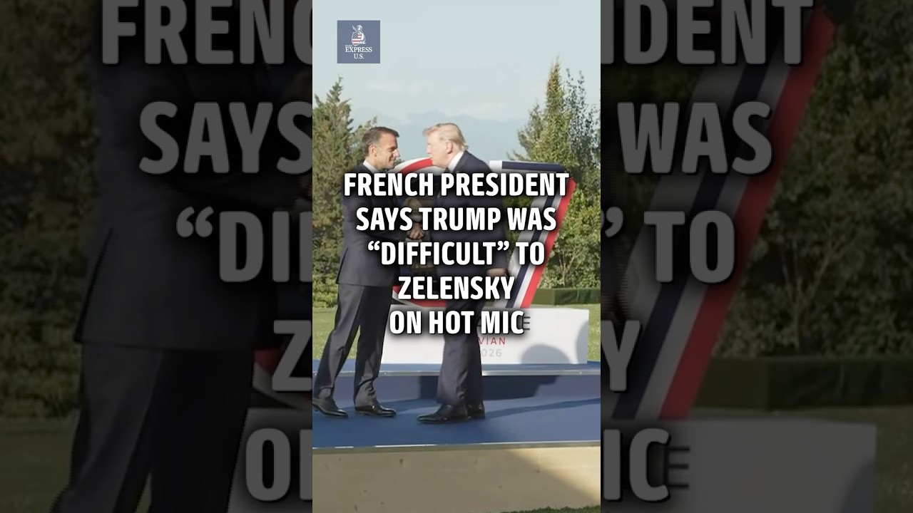 French President says Trump was &ldquo;difficult&rdquo; to Zelensky