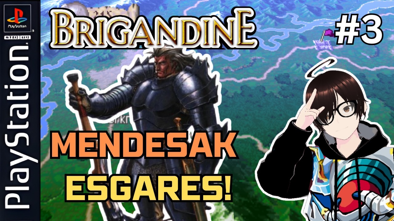 [🔴] MENDESAK PASUKAN ESGARES SAMPAI TERPOJOK ! - Brigandine Legend of Forsena PS1 Indonesia Part 3