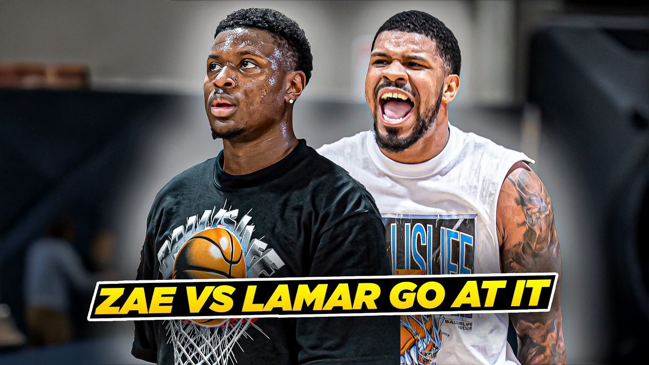 He Was POPPIN It... Lamar Peters & Zae Go AT IT In One Of The GREATEST Games On Ballislife EVER