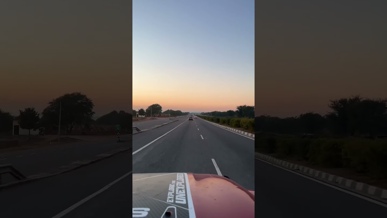 All alone I drove 800 km in 15 hours one go from delhi to reach destination in india 🇮🇳 Jaisalmer