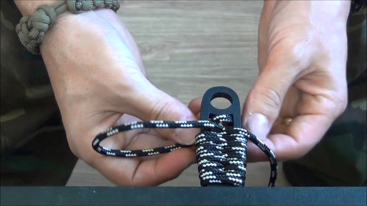 Como enrolar paracord no cabo de sua faca