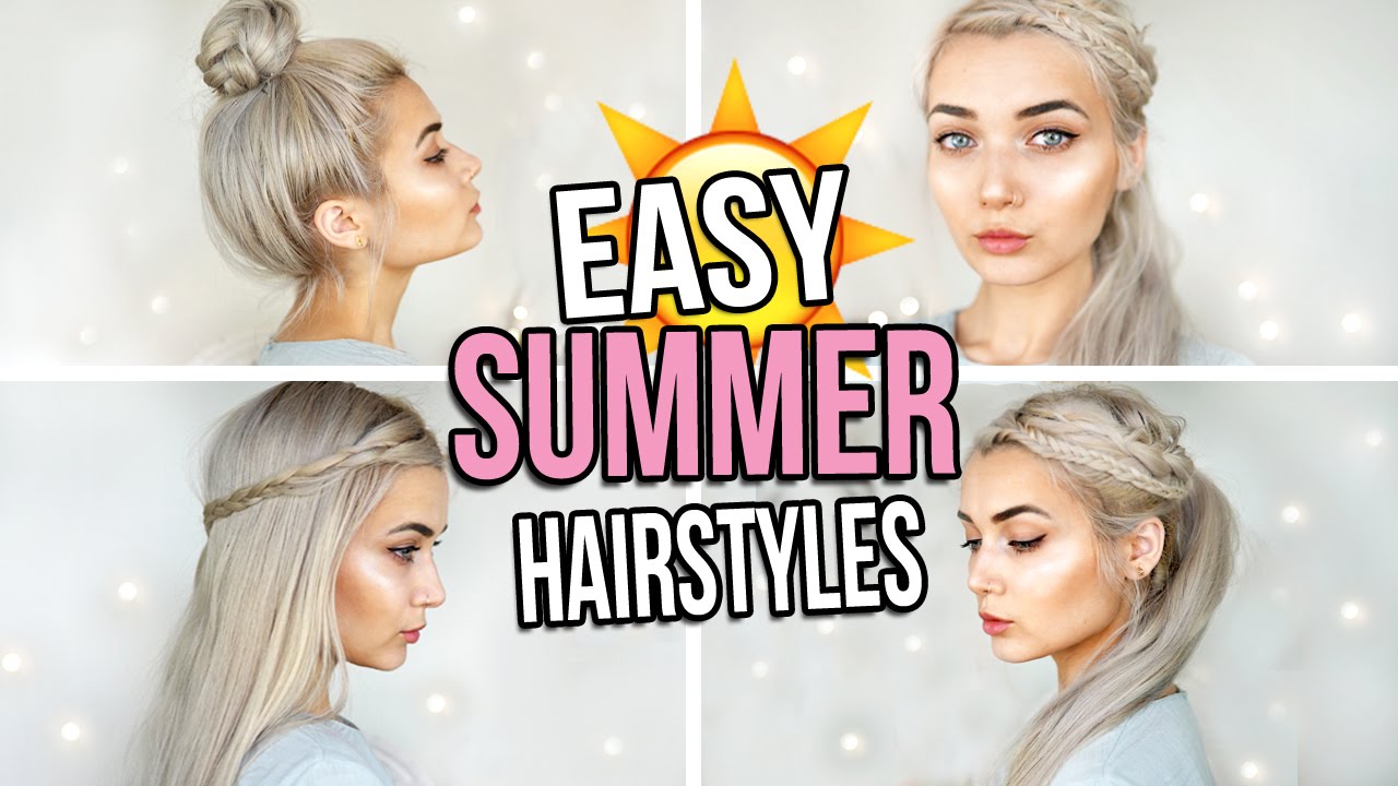 CUTE & EASY BRAIDED SUMMER HAIRSTYLES