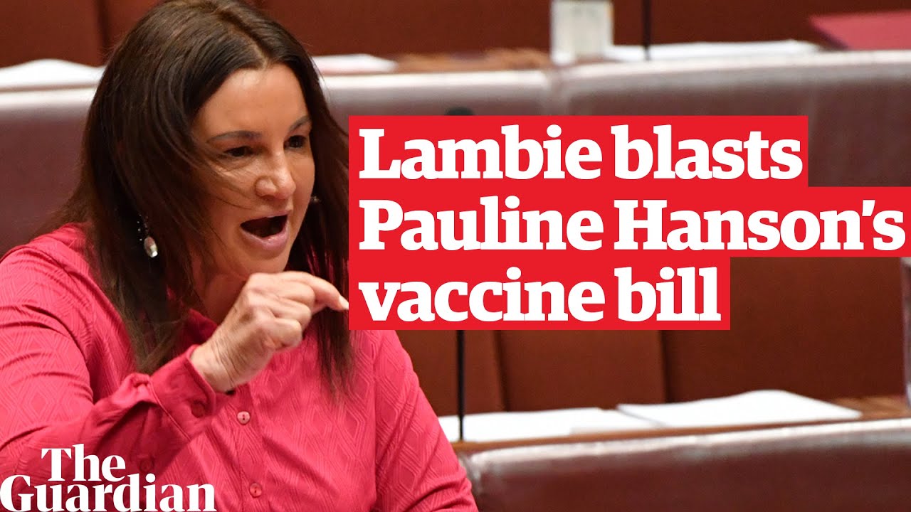 Watch the full speech: Jacqui Lambie blasts Pauline Hanson&rsquo;s vaccine discrimination bill