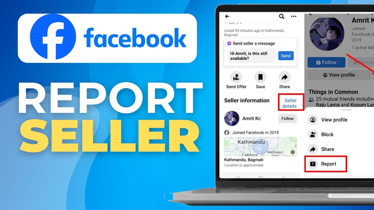 ✅  How To Report A Seller On Facebook Marketplace 🔴