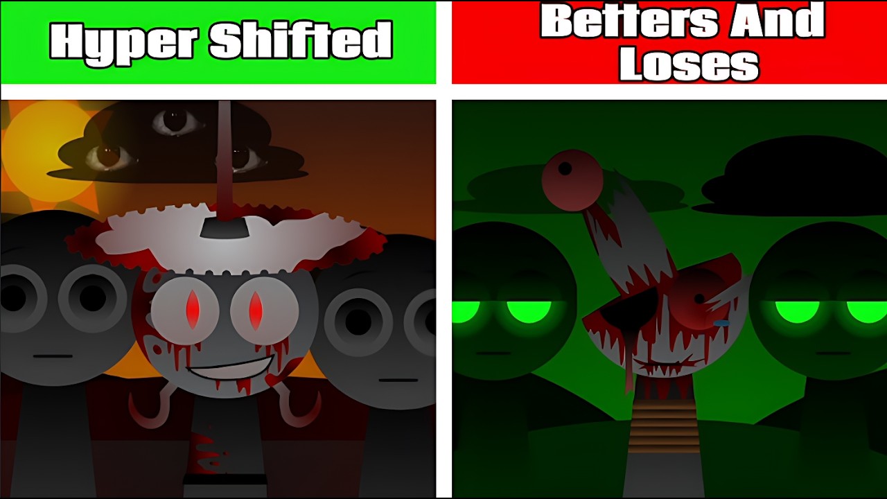 Incredibox Sprunki: Betters And Loses vs Hyper Shifted. Which One Wins?