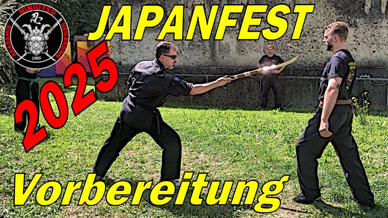 Japanfest 2025 in München - Ninjutsu Vorbereitungen