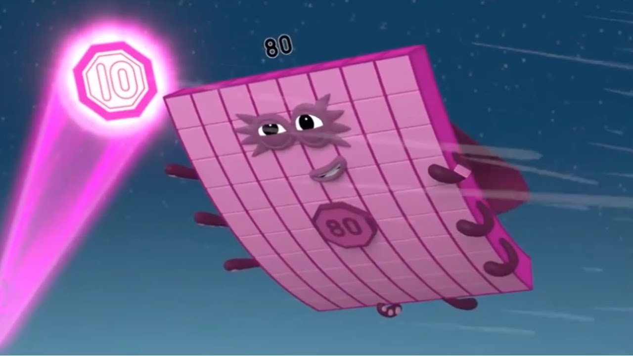 Numberblocks but only when 80 is on screen