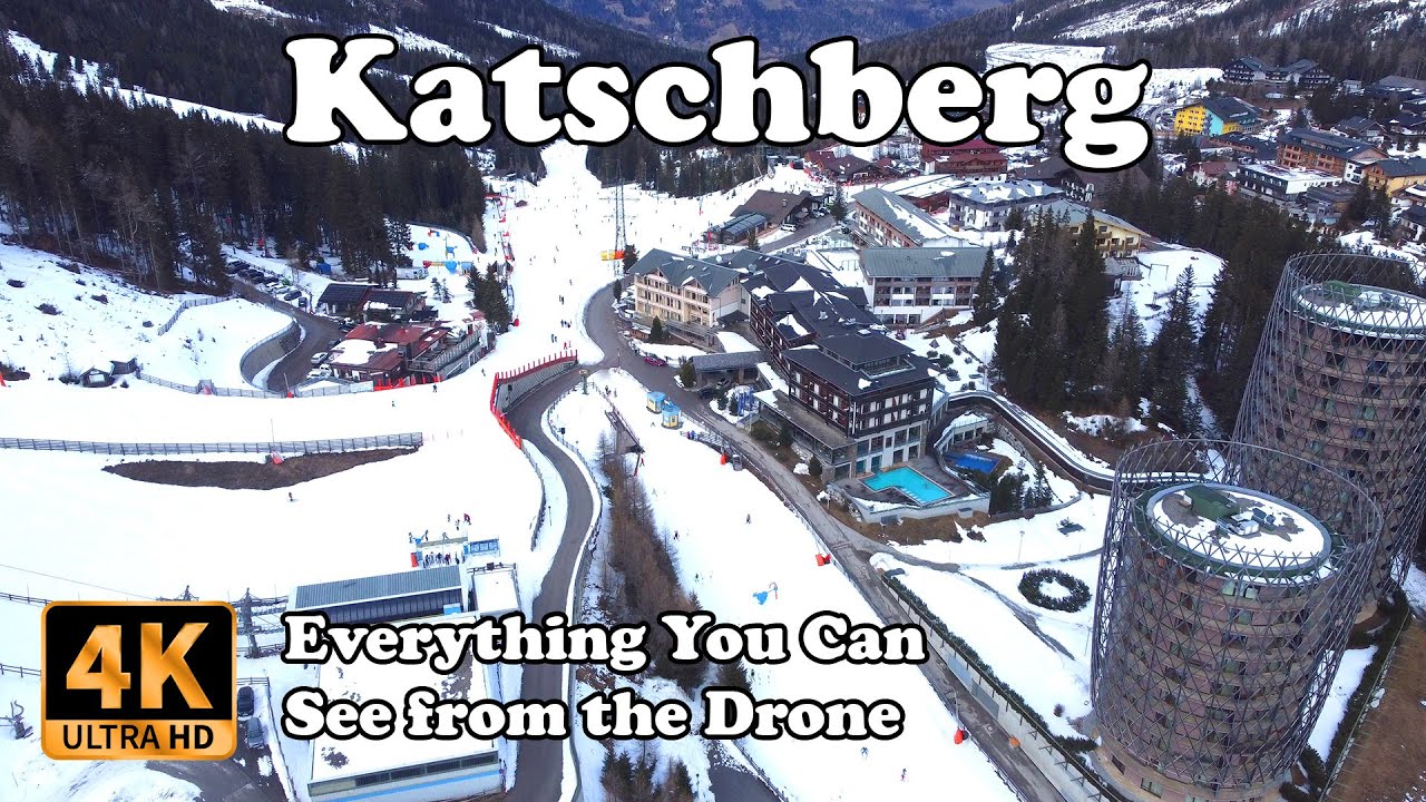 Katschberg Ski Austria from Drone in 4K