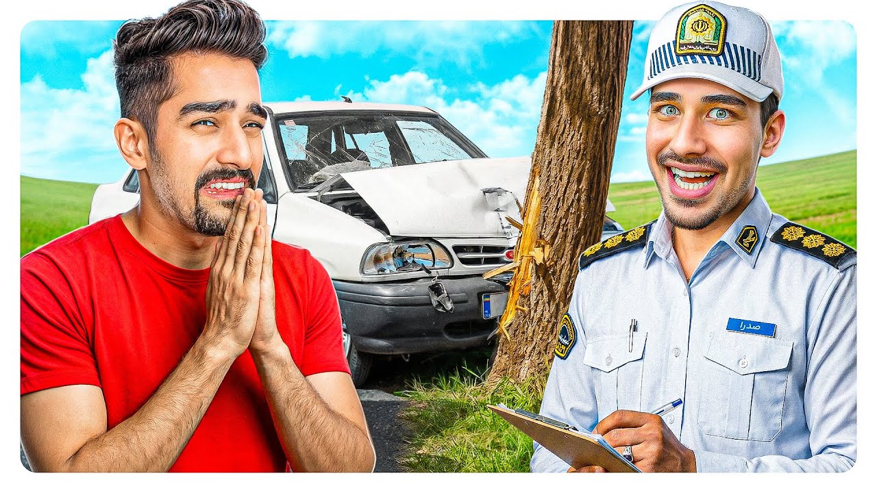 صدرا ازمون رانندگی گرفت از من 😂 l Beam NG Drive