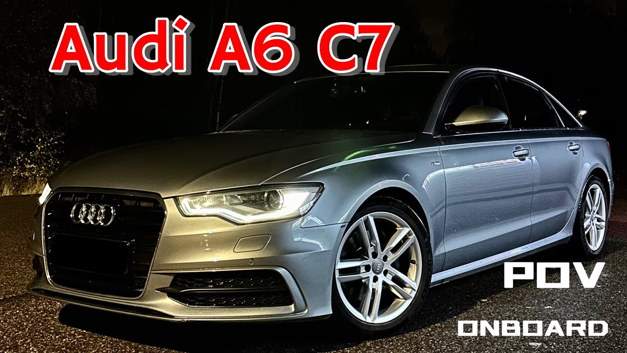 AUDI A6C7 2.0 TFSI S Line - POV drive onboard | Dynamic Acceleration | 4K 60 FPS | Go PRO