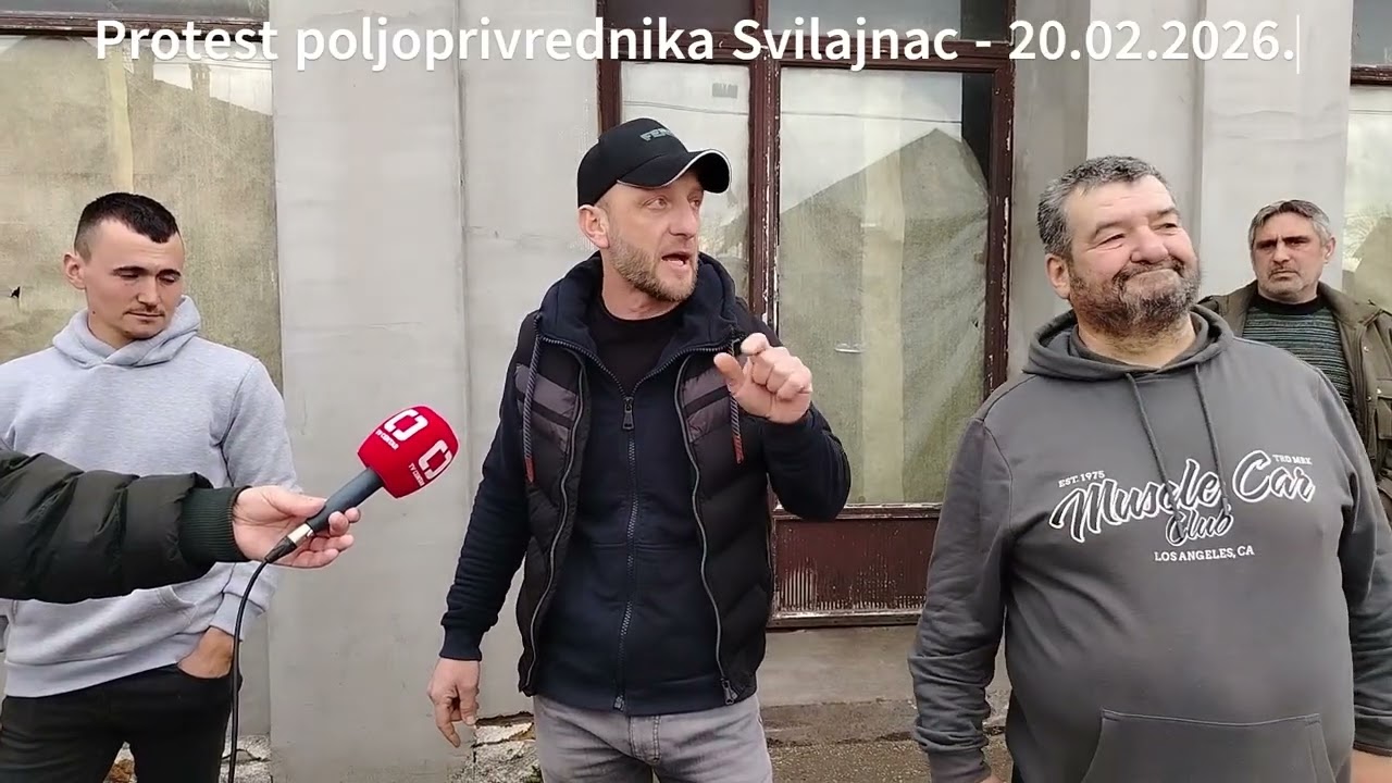 Protest poljoprivrednika u Svilajncu - 20.02.2026.