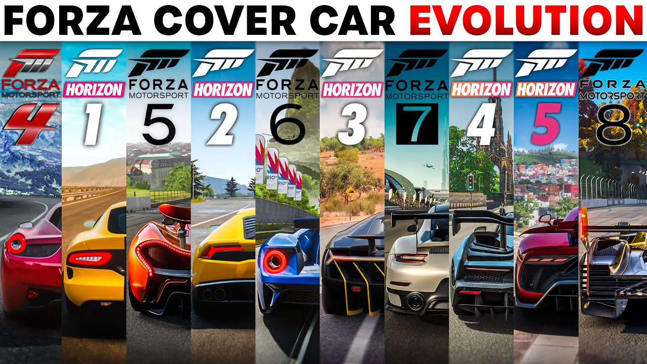 The Evolution Of All Motorsport & Horizon Cover Cars | Which Car is Most Iconic? (2011-2024)