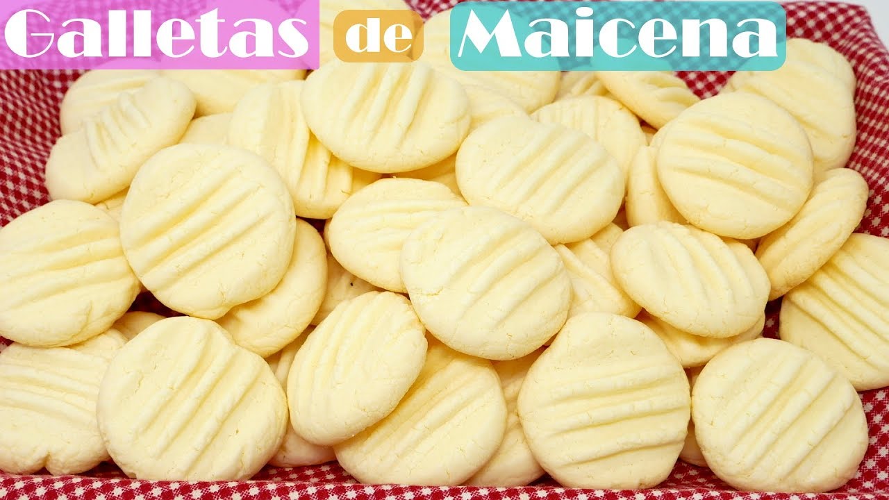 GALLETAS de MAICENA y LECHE CONDENSADA 🍪😆 (SIN GLUTEN Y DELICIOSAS)🍪😆 Receta # 542