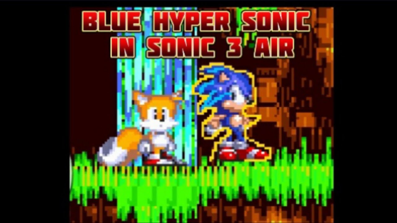 Blue hyper sonic in sonic 3 air
