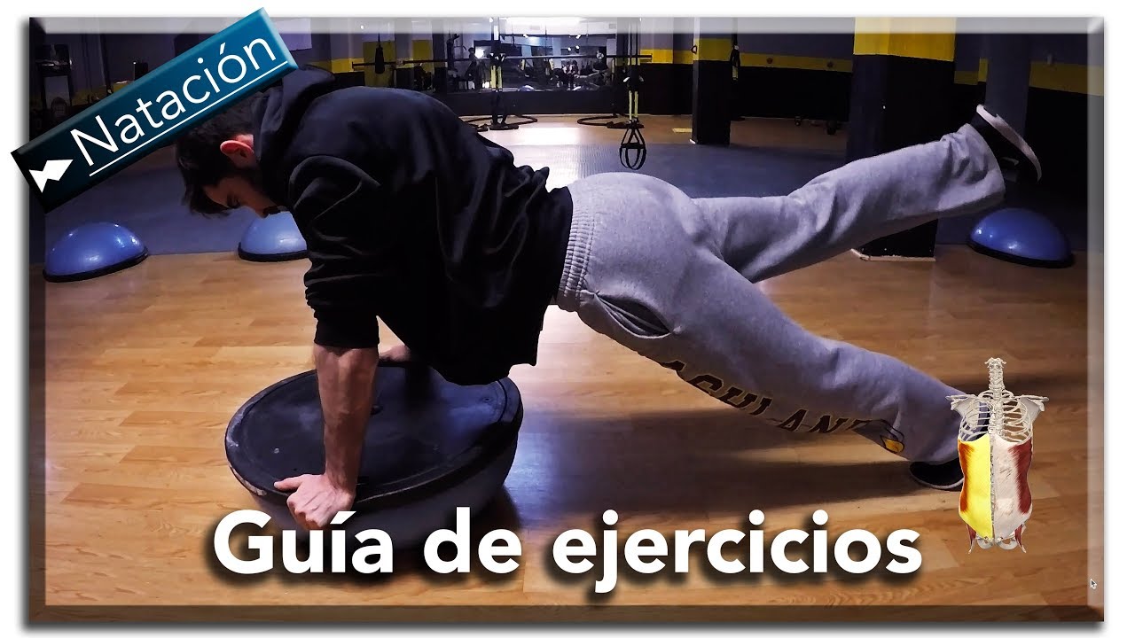 Guía de entrenamiento terrestre para nadadores. Gimnasio para nadar más rápido