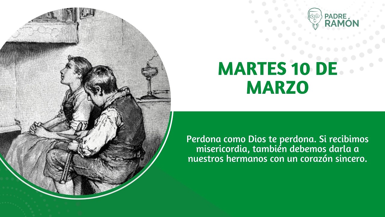 Perdona como Dios te perdona. Si recibimos misericordia, también debemos darla a nuestros hermanos