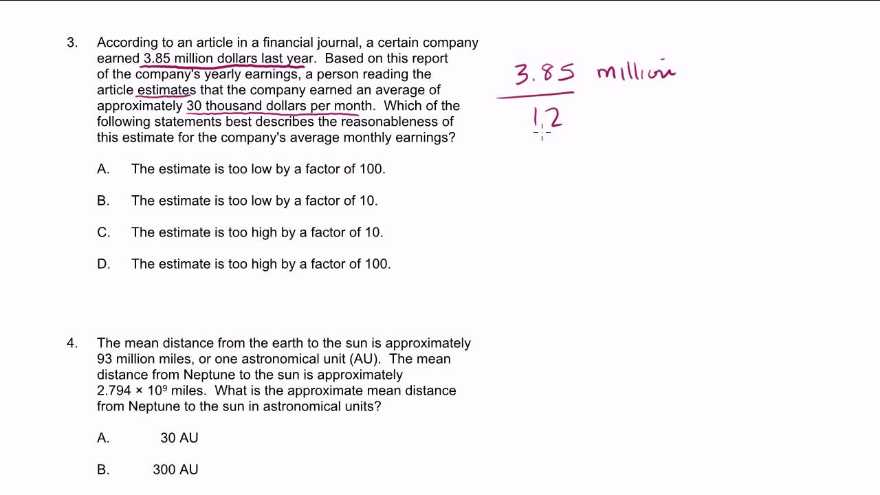 MTEL Math Practice Test: 1-4