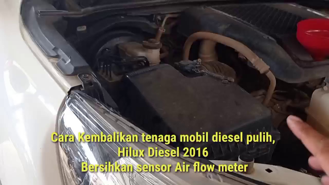 Cara buat hilux bertenaga / Bersihkan Sensor Air flow tenaga ngacir - Hilux Power high