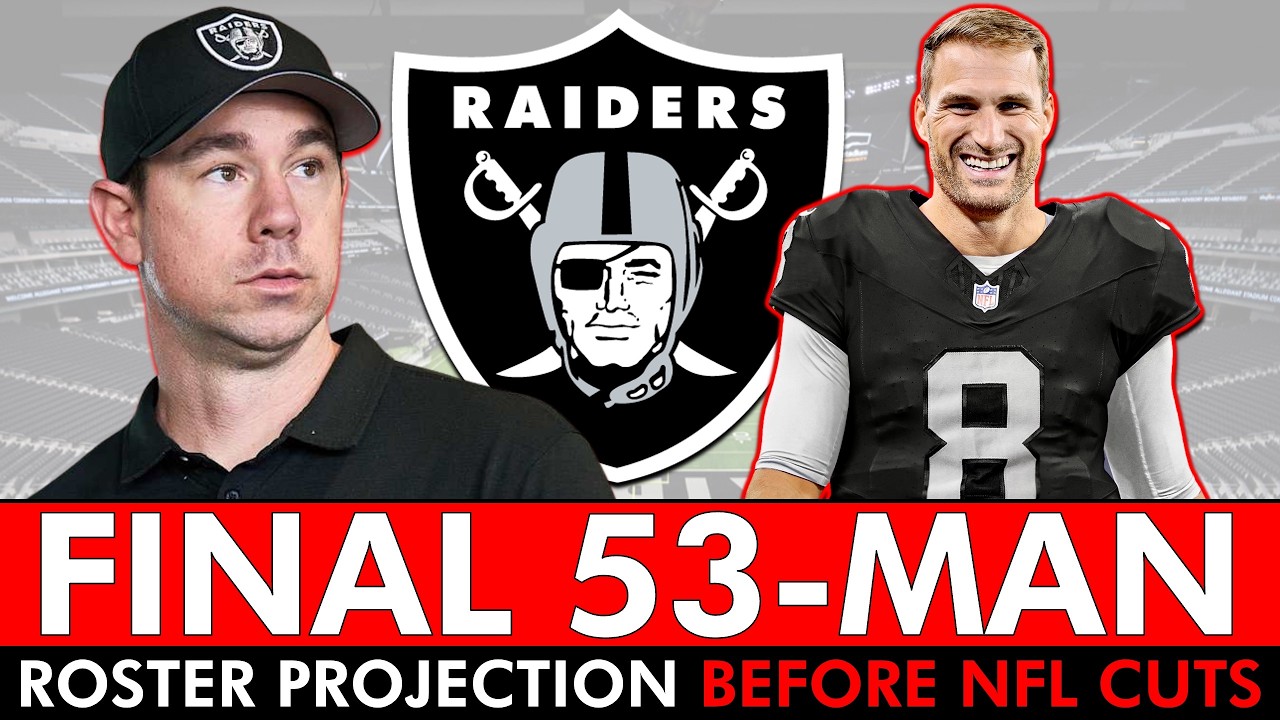 FINAL Raiders 53-Man Roster Projection For Klint Kubiak In 2026 Before NFL Cuts