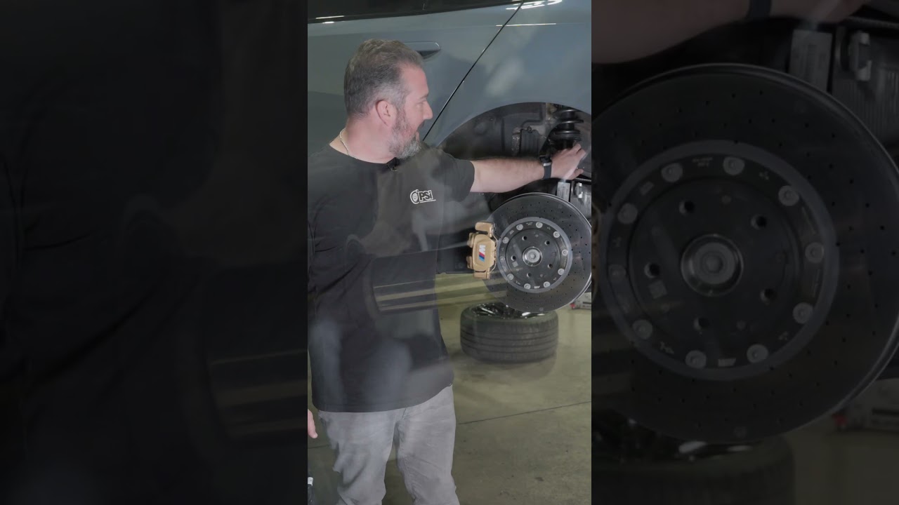 On these G90 M5s, the rear spring install requires disassembling interior pieces for access