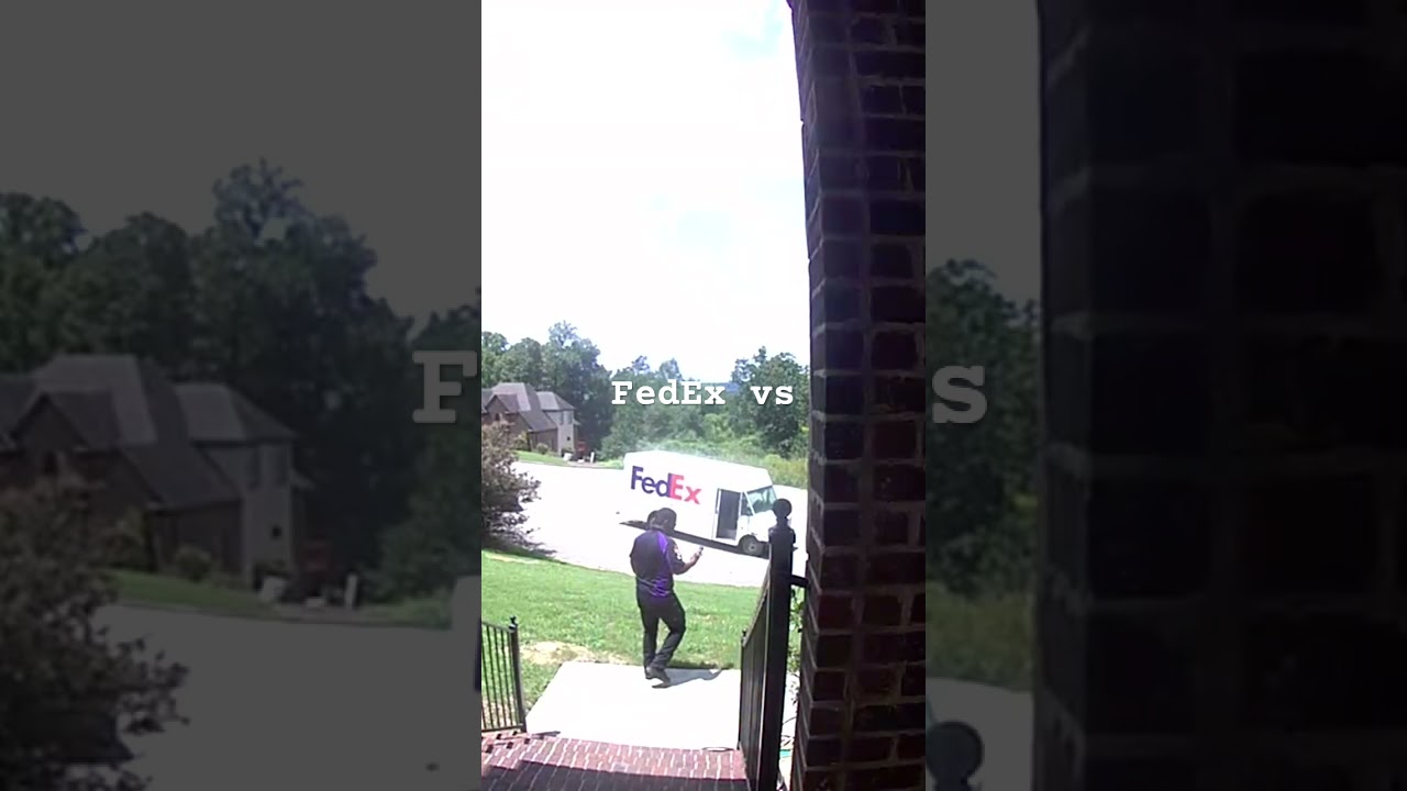 Fedex drivers lazy! #fedex #ups #delivery #mail #driver #deliverydrivers #amazon #usps #mailday