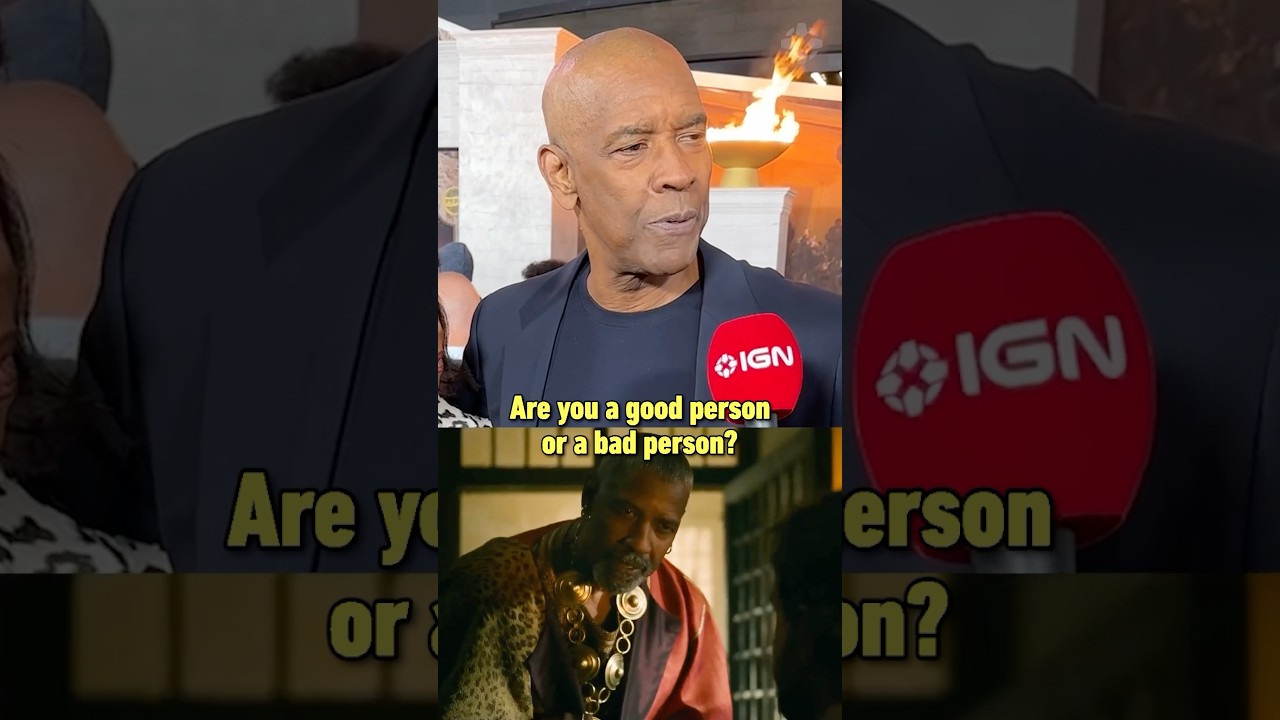 Denzel doesn&rsquo;t think his Gladiator 2 character is a villain