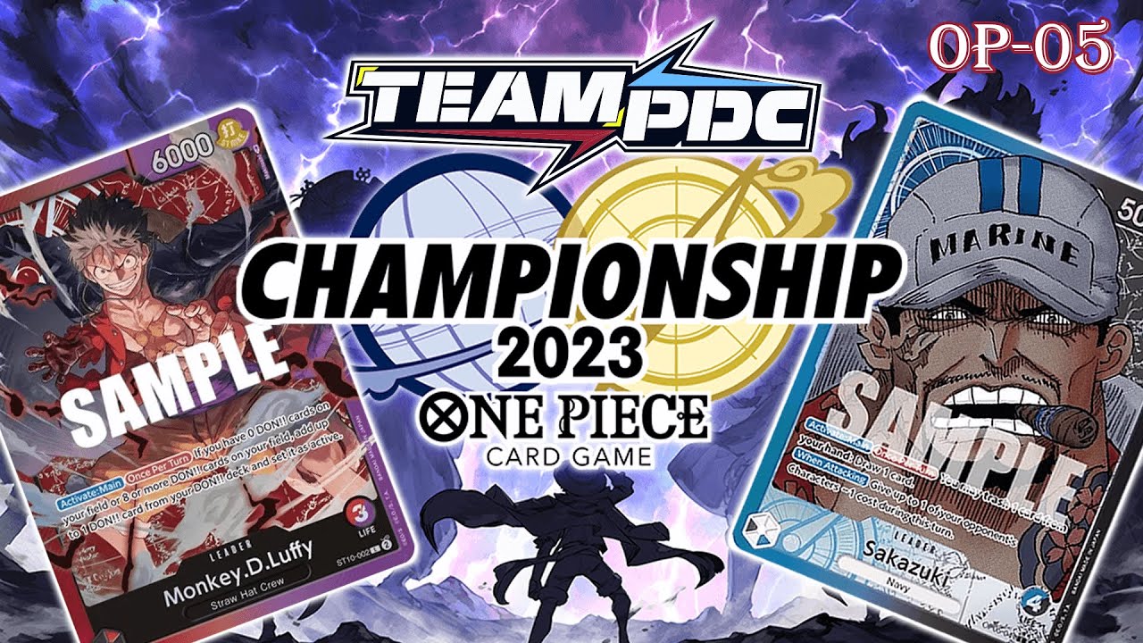 OP05 RP Luffy vs Sakazuki | Championship Series Commentary | One Piece Card Game