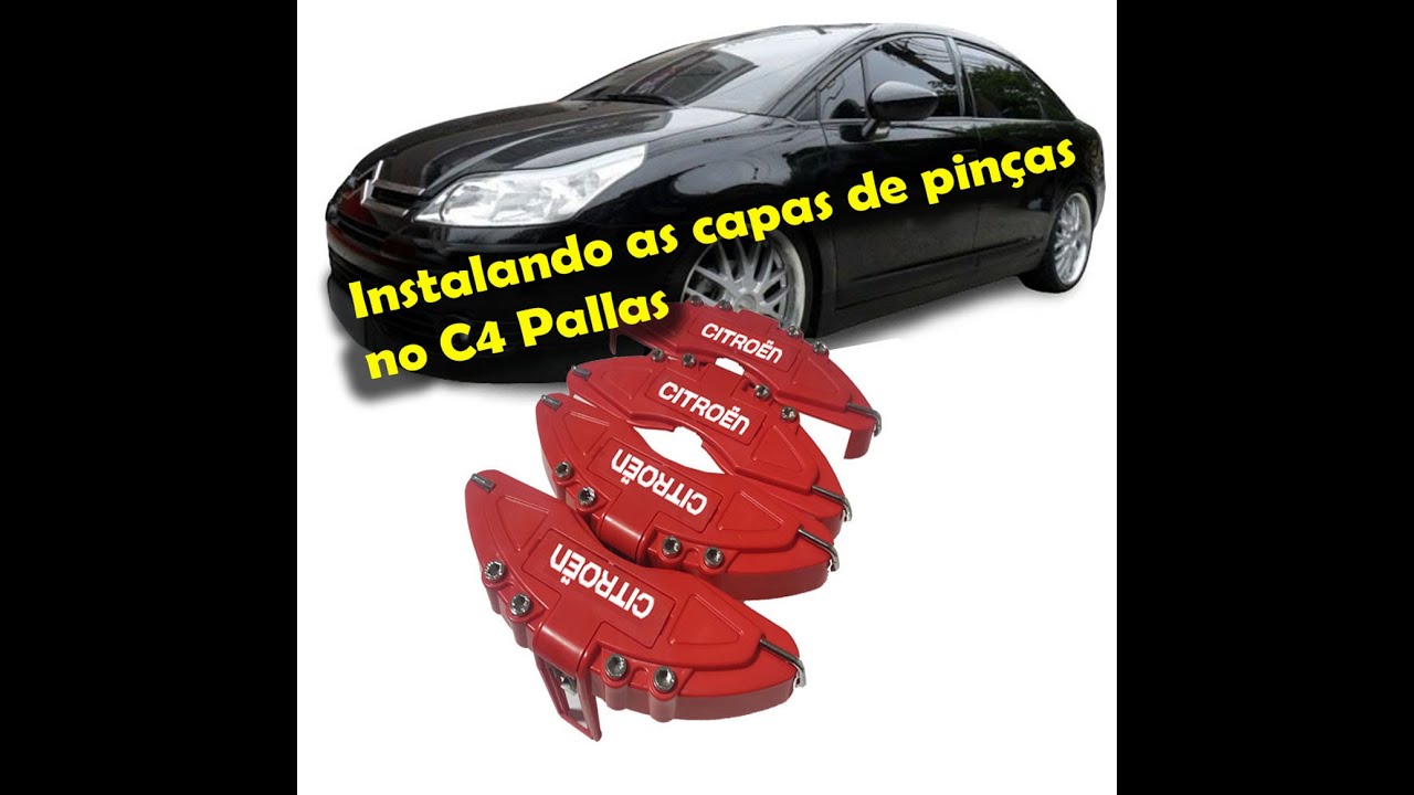 Citroen C4 Pallas - Instalando as capas de pinça com garras - Giro rápido acessórios