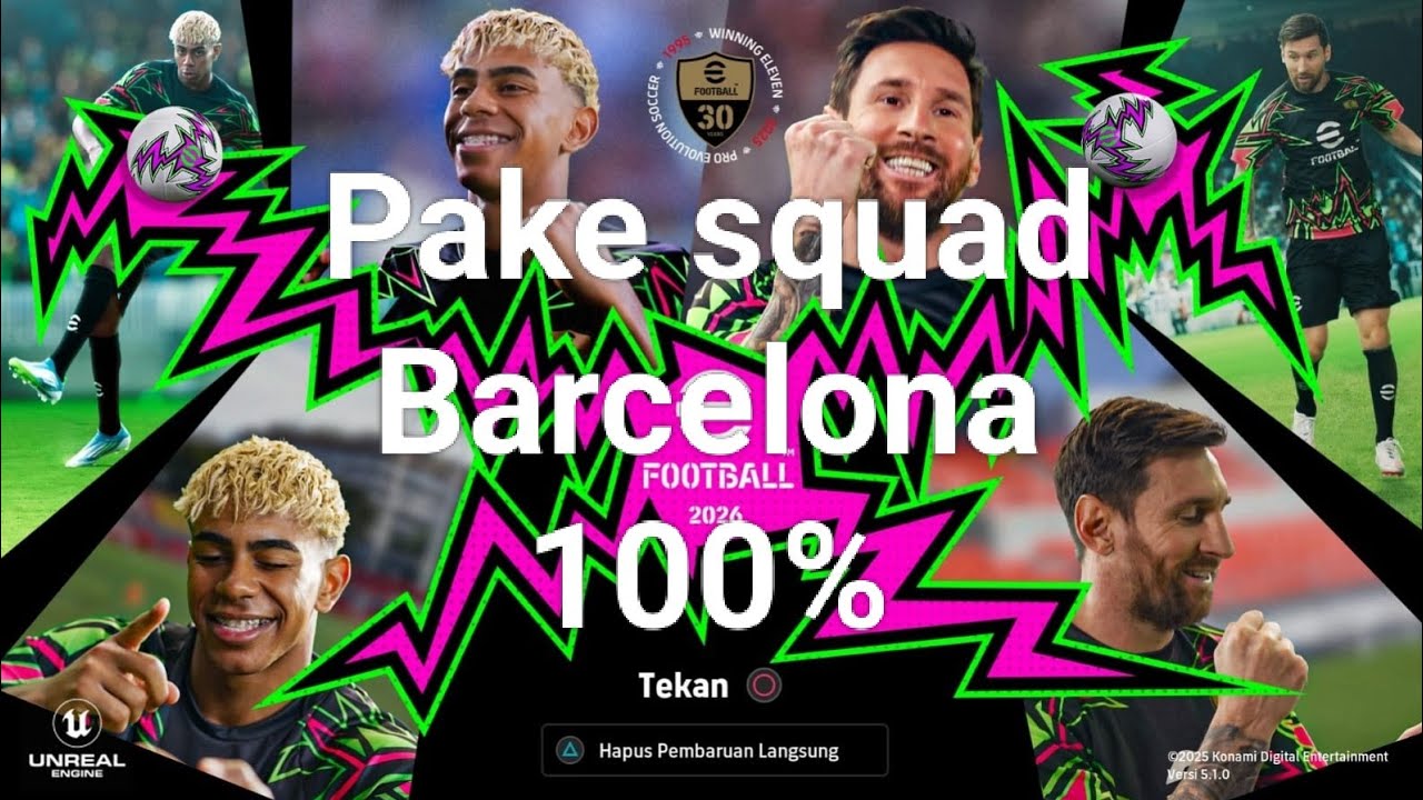 Live eFootball . Barcelona 100 persen. Gacor nggak ni  #JustWiroefootball240 - 230226