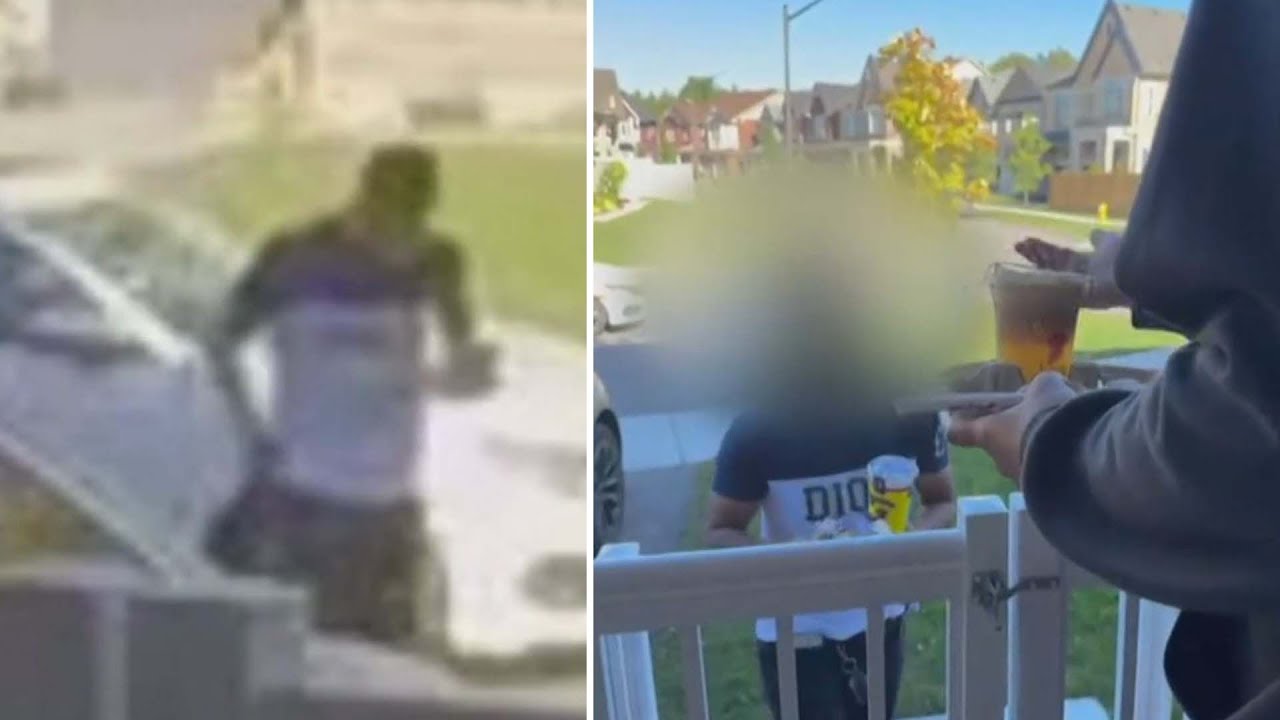 WATCH | DoorDash driver appears to spit in Ont. man's drink