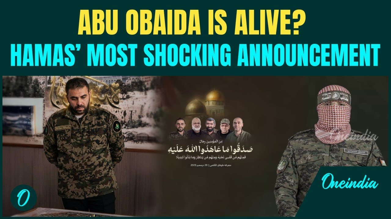 BREAKING- Hamas’ Abu Obaida ALIVE? Al-Qassam Fighters' SHOCKING ANNOUNCEMENT | Who's Next Spokesman?