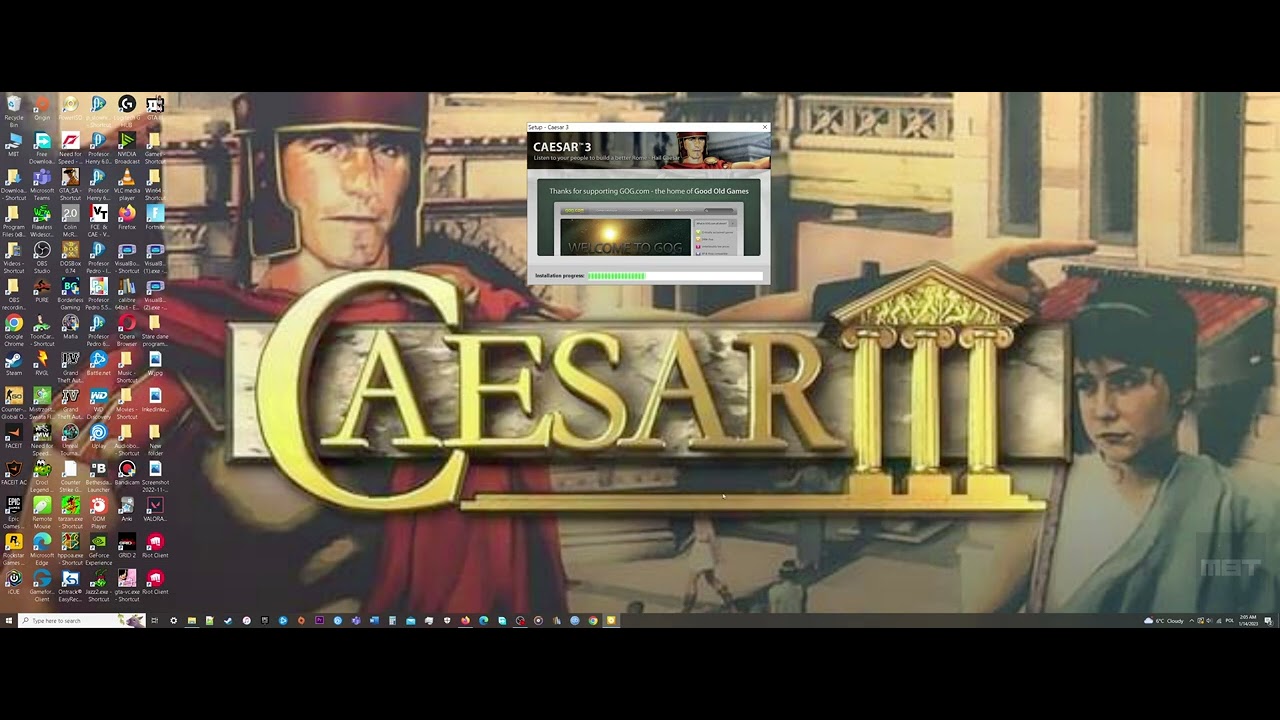 [ULTRAWIDE] Caesar 3 (How to GOG Setup Installation + Uninstall)