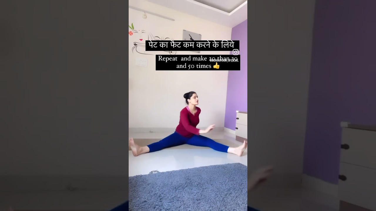 Fat loss exercise #fatlossyoga #weightlossyoga #postnatalworkout #yogapractice #yogaforweightloss