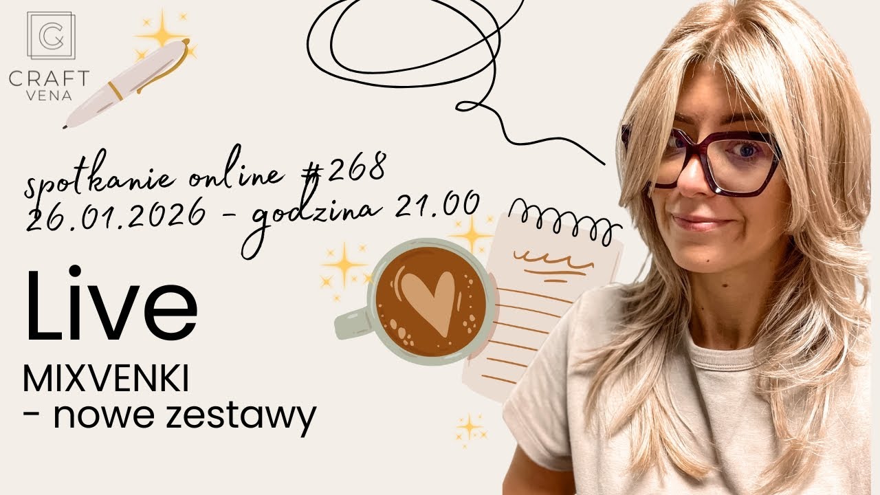 LIVE 268 - Mixvenki nowa kolekcja prezentacja produktów i przykłady wykorzystania, cekiny